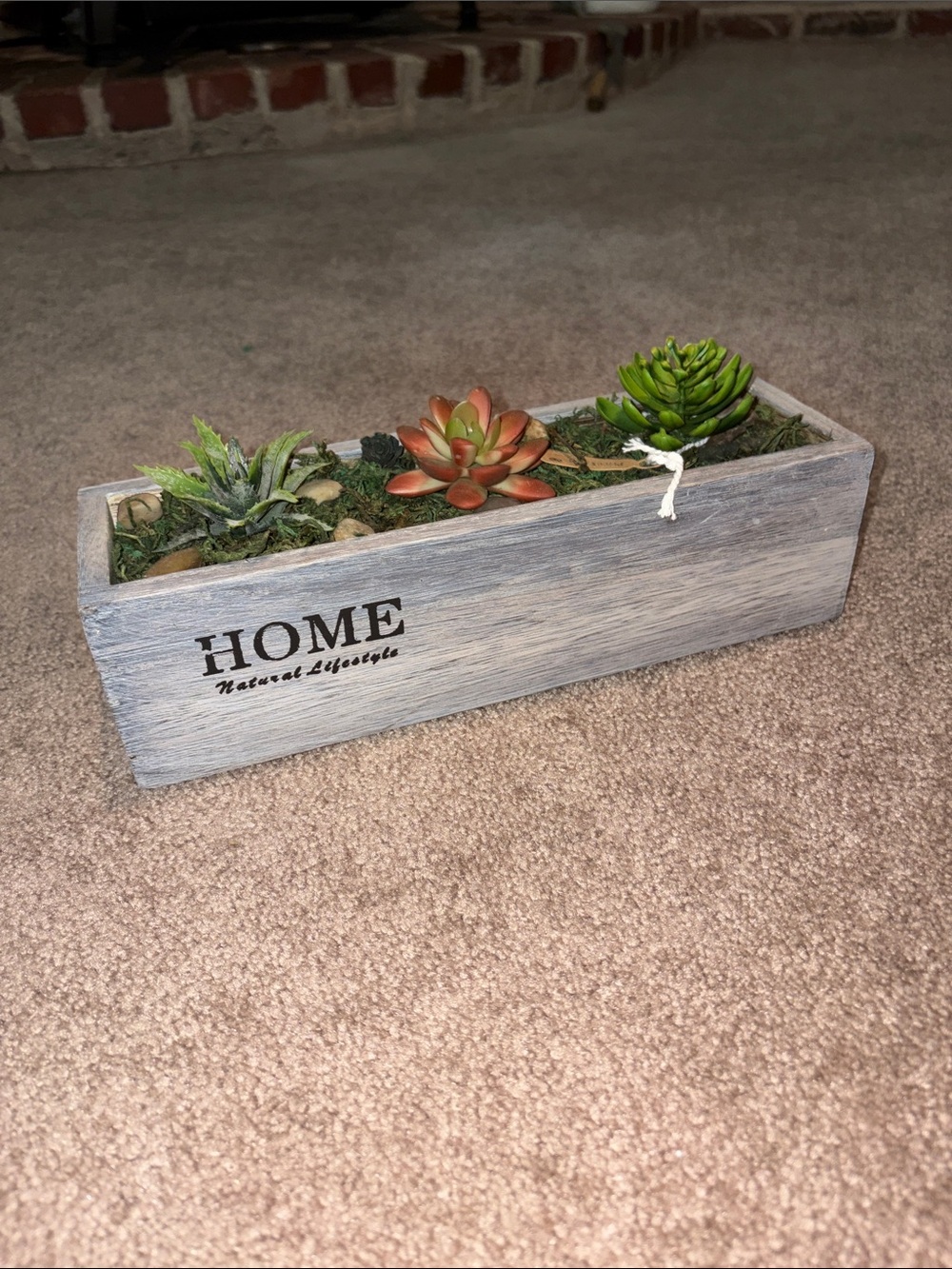 Handcrafted Fake Succulent Decor